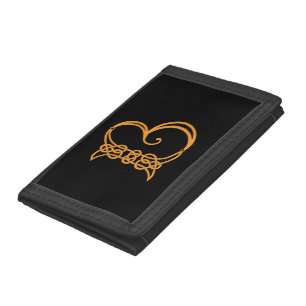 Celtic Knot Personalized Initial B Leather Wallet