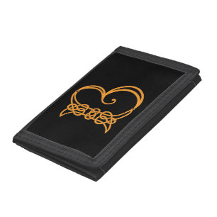 Celtic Knot Personalized Initial B Tri-fold Wallet