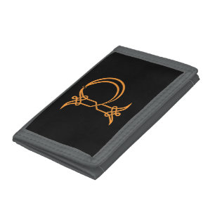 Celtic Knot Personalized Initial P Leather Wallet