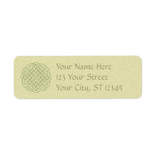 Celtic Knot Return Address Label