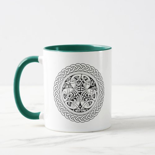 Celtic Knot Ring With Birds