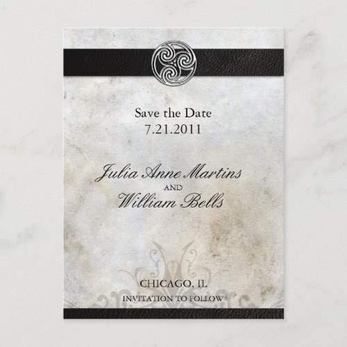 Celtic Knot Save the Date Postcards
