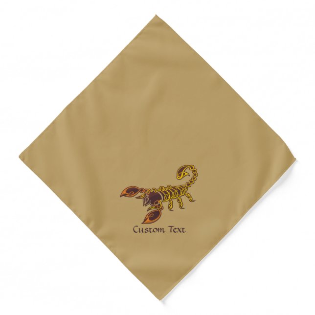 Celtic Knot Scorpion Bandana (Front)