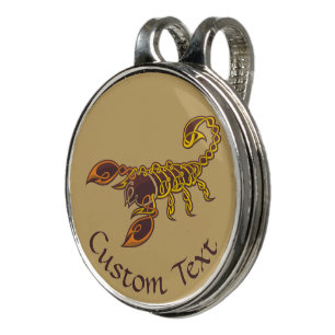 Celtic Knot Scorpion Golf Hat Clip