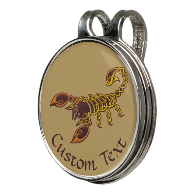 Celtic Knot Scorpion Golf Hat Clip (3/4)