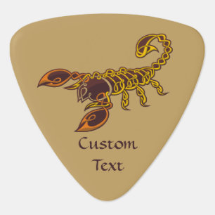 Celtic Knot Scorpion Guitar Pick