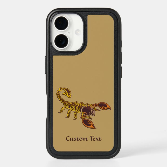 Celtic Knot Scorpion Otterbox iPhone Case (Back)