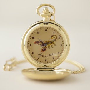 Celtic Knot Scorpion Pocket Watch