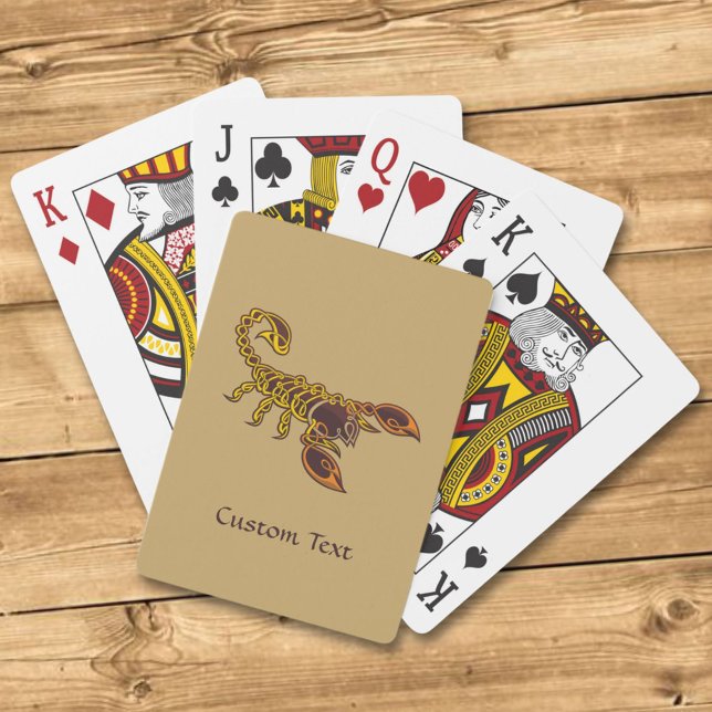 Celtic Knot Scorpion Poker Cards (Creator Uploaded)