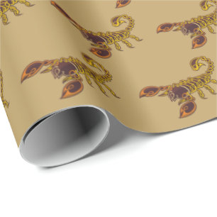 Celtic Knot Scorpion Wrapping Paper