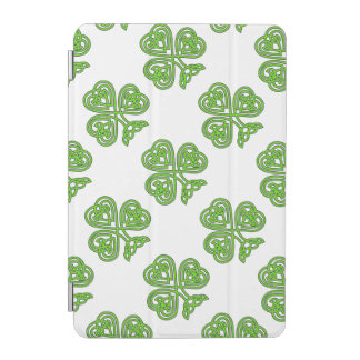 Celtic Knot Shamrock Green iPad Mini Cover