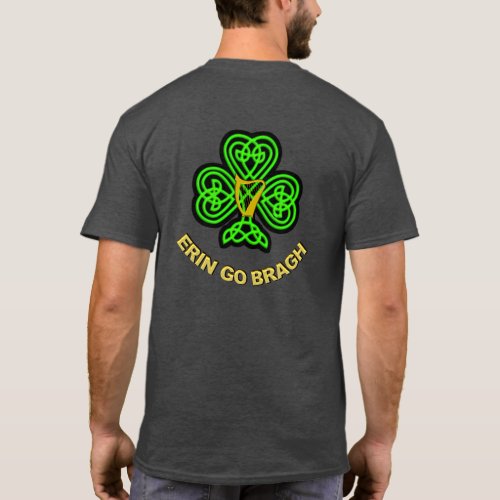 Celtic Knot Shamrock Irish T_Shirt