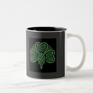 Celtic Knot Shamrock Mug