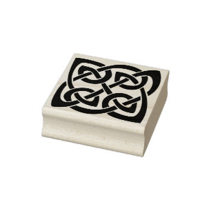 celtic knot square art stamp