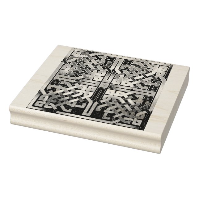 Celtic Knot Square Rubber Stamp (Stamp)