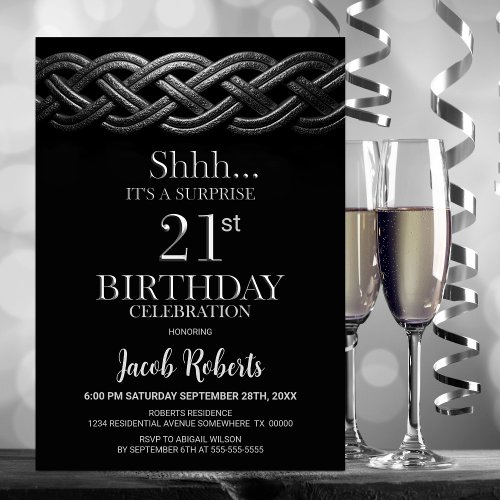 Celtic Knot Surprise 21st Birthday Party