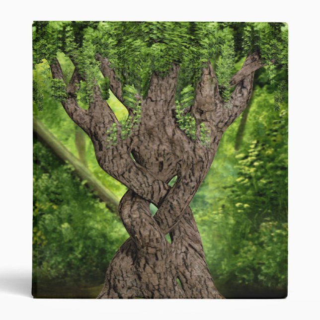 Celtic Knot Tree 3 Ring Binder (Front)