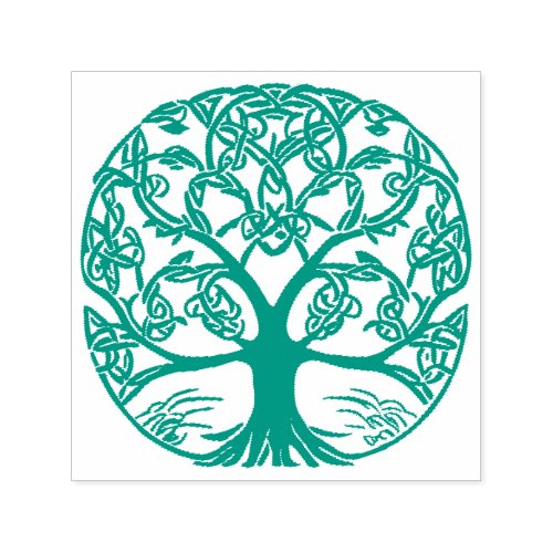 Celtic Knot Tree of Life Design Self_inking Stamp