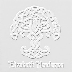Celtic Knot Tree of Life with Optional Name Embosser