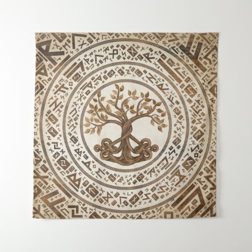 Celtic Knot Tree of life _Yggdrasil Tapestry