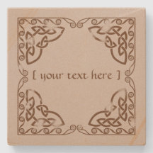 Celtic Knot Tribal Design Brown Weathered Version
