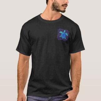 Celtic Knot Turtle (Blue) 2-Sided Dark Shirts