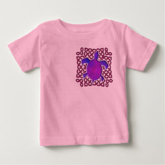 Celtic Knot Turtle (Purple) 2Sided Infant Shirts