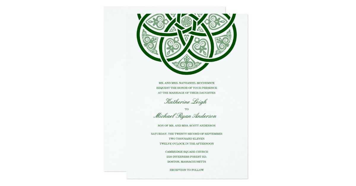 Pictures Of Celtic Wedding Invitations 3