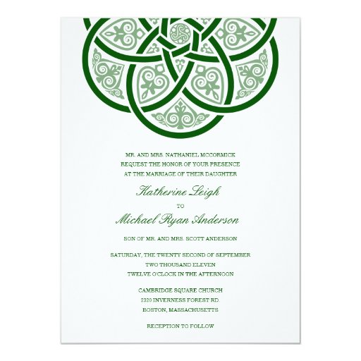 Celtic Knot Wedding Invitations 2