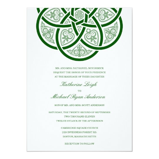 Celtic Knot Wedding Invitations | Zazzle.com