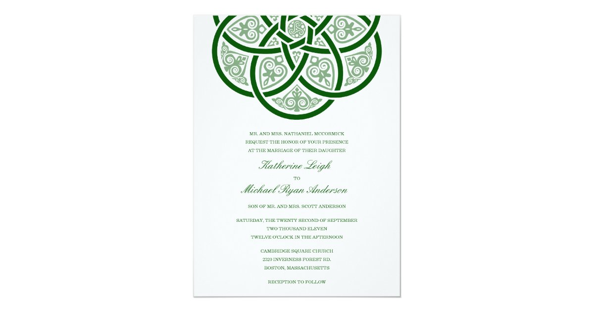 Celtic Knot Wedding Invitations 5