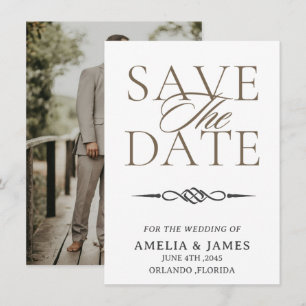 Celtic Knot Wedding Save the Date Card