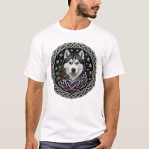 Celtic Knot Winter Husky