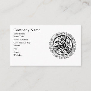 Celtic Knot with Hounds Business Card