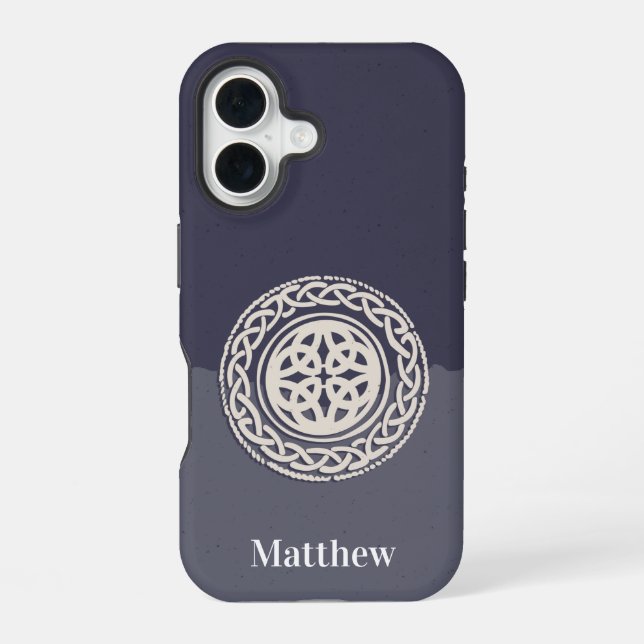 Celtic Knot with Name Iphone Case (Back)