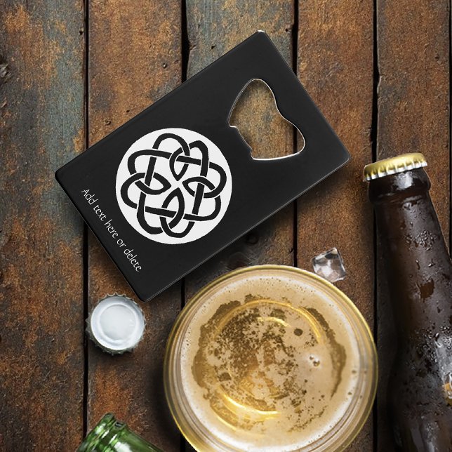Celtic Knot Work Circle Credit Card Bottle Opener (Creator Uploaded)