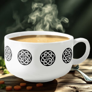 Celtic Knot Work Circle Soup Mug