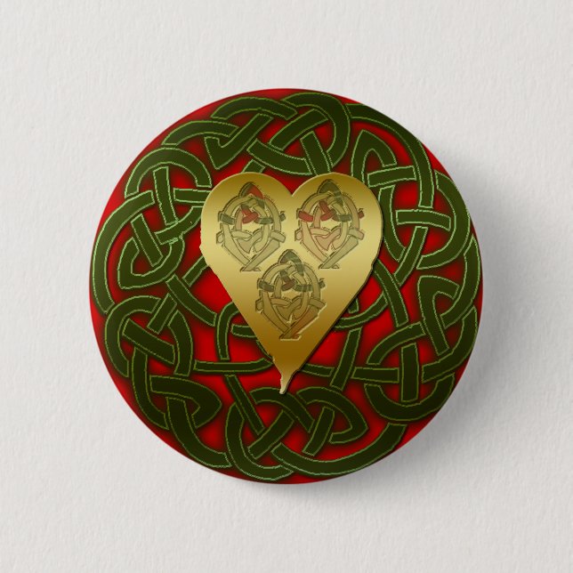 CELTIC KNOTS Collection Pinback Button (Front)