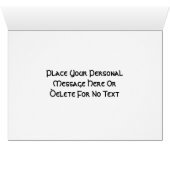 Celtic Knots Design Photo Card (Inside Horizontal (Bottom))