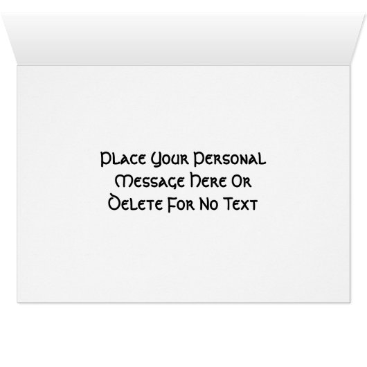 Celtic Knots Design Photo Card (Inside Horizontal (Bottom))