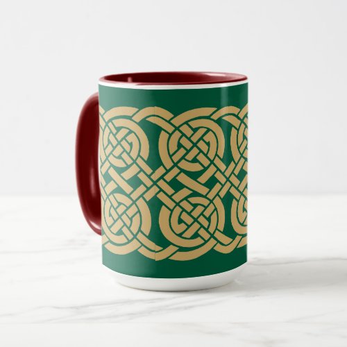 Celtic Knots Frieze Pattern Mug