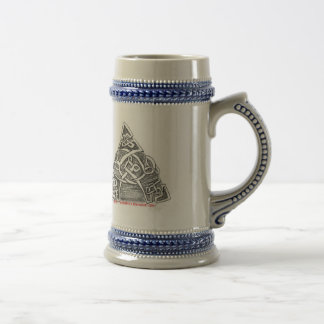 Celtic knots goblet beer stein