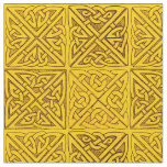 Celtic Knots in Gold Fabric