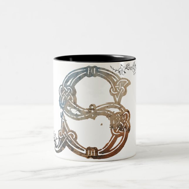 Celtic Knots Letter S Mug (Center)