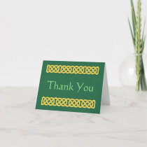 Celtic Knotwork Band Thank You Card