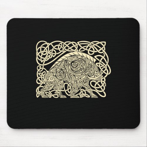 Celtic Knotwork Boar - Ancient Tribal Symbol Stick