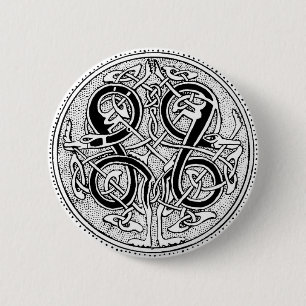 Celtic knotwork button