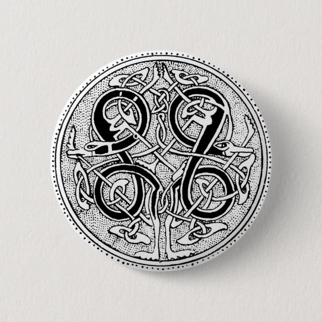Celtic knotwork button (Front)