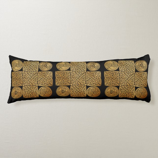 Celtic Knotwork Cross Body Pillow (Front)