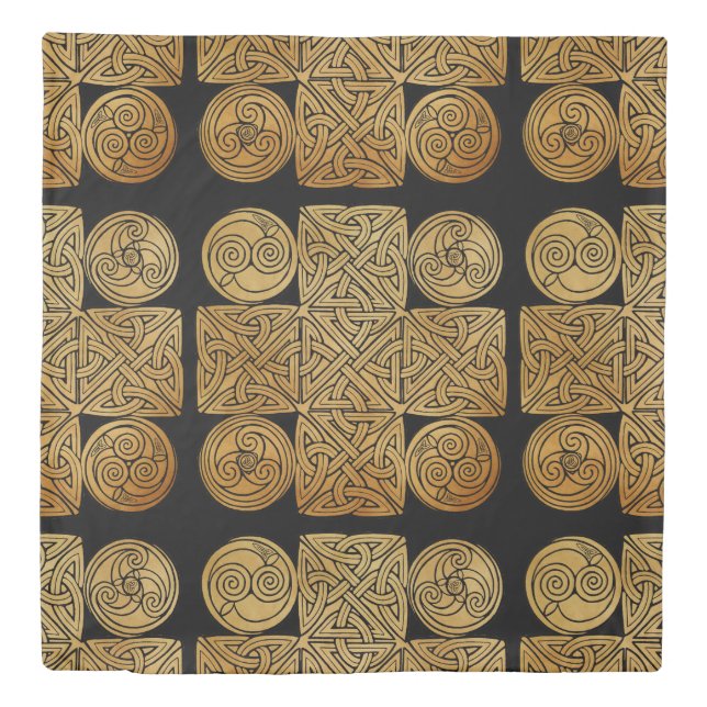 Celtic Knotwork Cross Duvet Cover (Front)